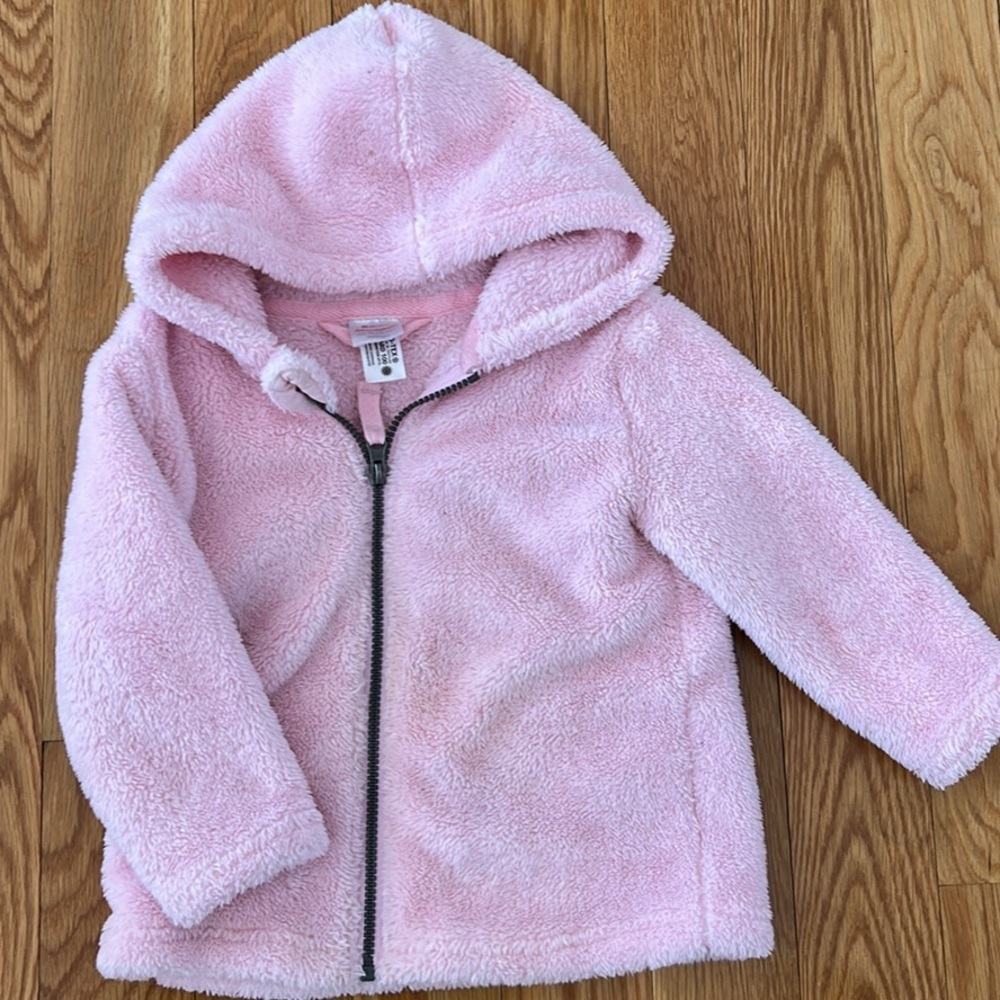 Hanna Andersson Soft Pink Fleece Jacket